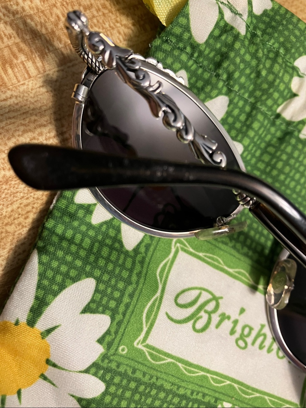 🌸Brighton Silver ‘Shenandoah’ Handmade Oval Sunglasses - Picture 10 of 10
